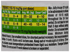 Crocin 240 Ds Mixed Fruit Flavour Suspension 60Ml Crocin 240 Ds Mixed Fruit Flavour Suspension 60Ml